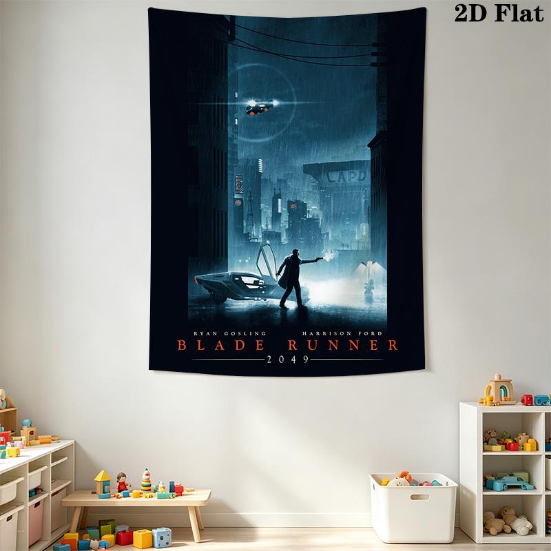Blade Runner 2049 Pattern Home Decor Tapestry, Wall Hanging, Decorative RV Wall Cloth.SGT0917261