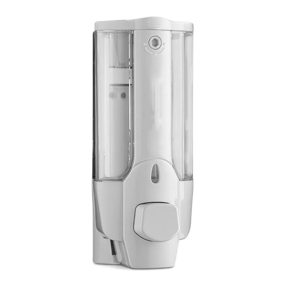 ABS Plastic Soap Dispenser Blue White Leakproof Liquid Soap Dispenser 350ml Capacity Waterproof Soap Lotion Dispenser белый
