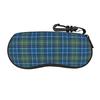 Tartan Ancient Irish Family Name & Clan Plaid Glasses Case Unisex Fashion Zipper Eyewear Storage Box Protector Glasses Box