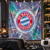 Nástěnná tapiserie s potiskem Bayern Mnichov, látka do obývacího pokoje, ložnice, domácí dekorace