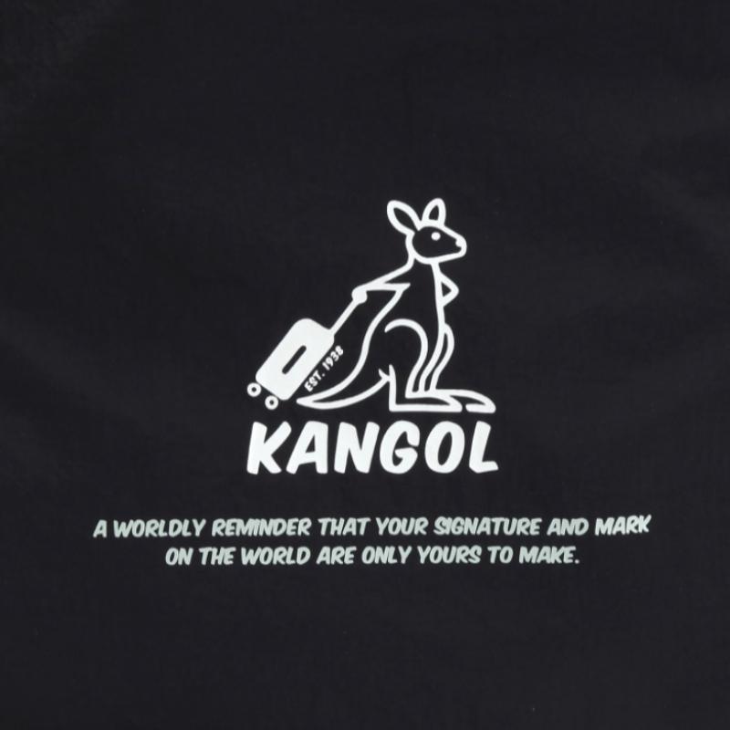 KANGOL Bolsa Plegable de Viaje Fácil Negra 4028