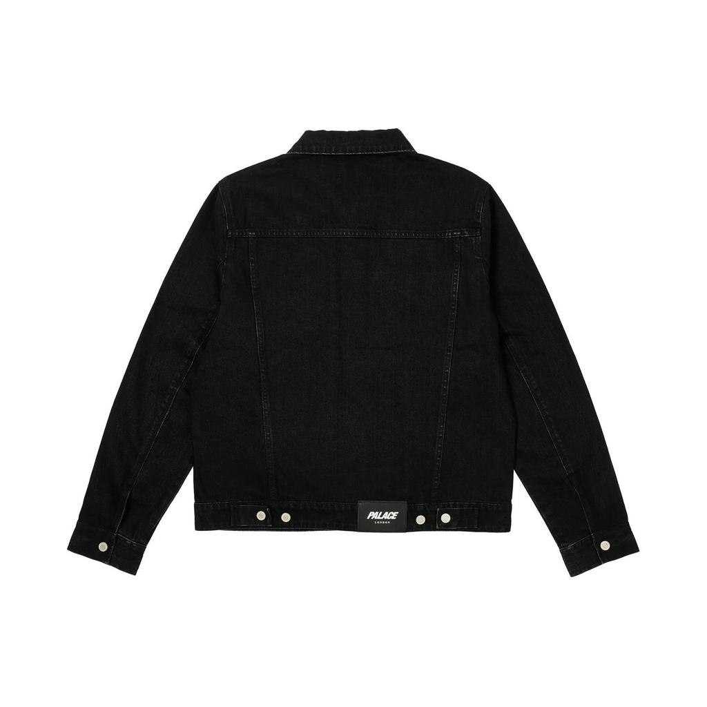 Palace Type P Jacket Black Stone Wash Unisex Outerwear P26JK023