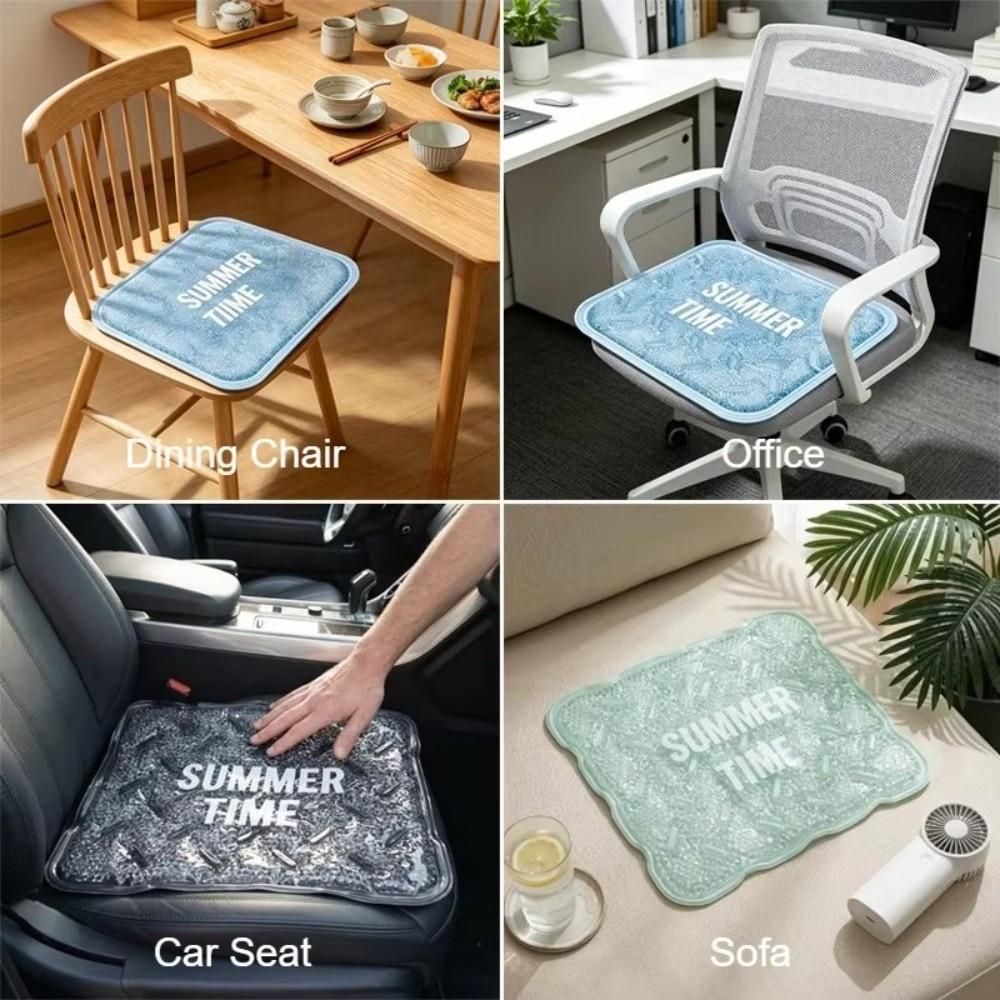 Waterless Gel Ice Pad PVC Children's Cold Pillow Creative Cooling Mat  Summer