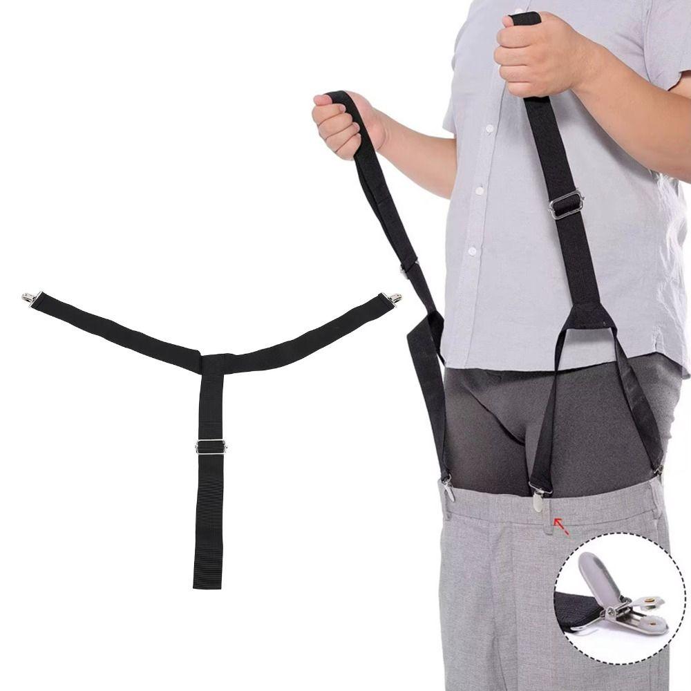 2Pcs Set Black Pants Wearing Assist Clip Adjustable Trouser Pulling Helper Pregnant Women