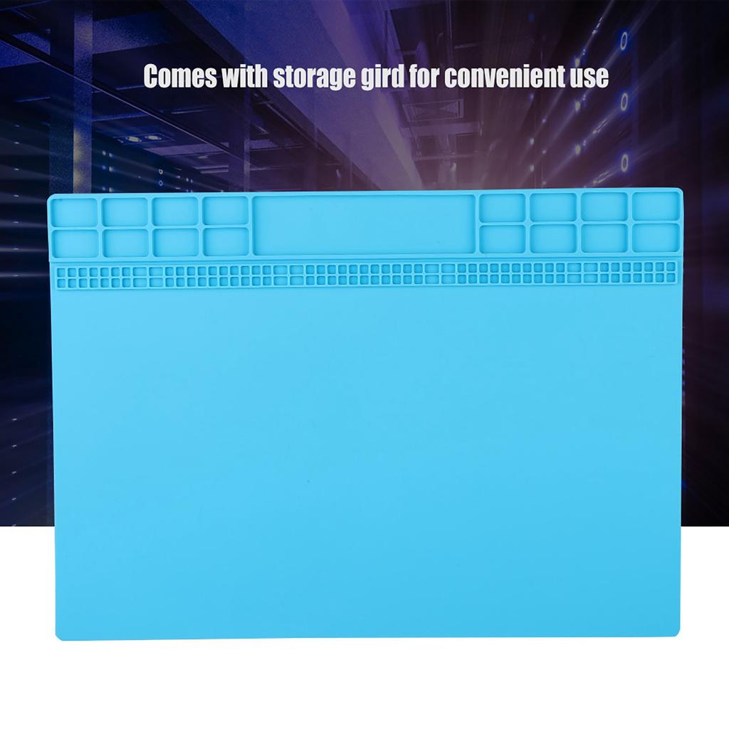 Heat Resistant Phone Computer Maintenance   Heat Insulation Pad Mat Gray
