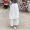 New ArrivAlS Open Run Women S LAyered Ruffled A Line elAStic Long Skirt