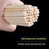 100 Pairs Individually Wrapped Disposable Bamboo Chopsticks