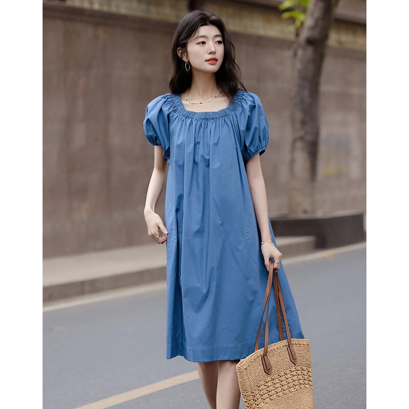 Demana Summer Two-Way Off-Shoulder Cotton Midi Dress
