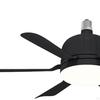 E27 Pedestal Fan Light with Remote Control, 3 Color Temperatures, Modern