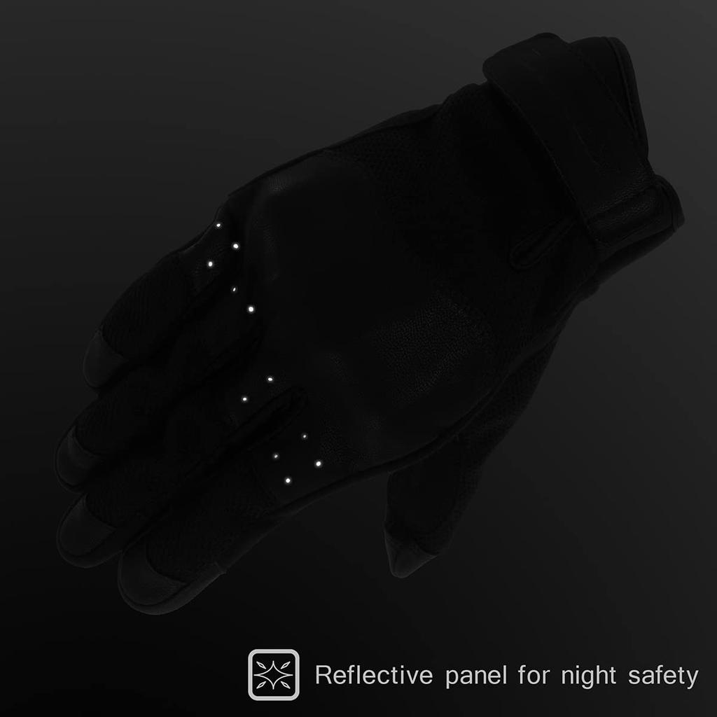 Komine Motorcycle Gloves CE Protective Leather Mesh Medium GK-2563 Gloves, Turtle, Olive,