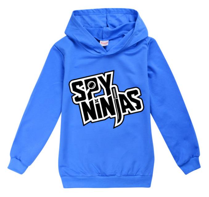 Nye Spy Ninjas Børnetøj Bomuld Hættetrøje Streetwear Sweatshirt Tegneserie Pullover Hip Hop Teenager Drenge Piger Tøj