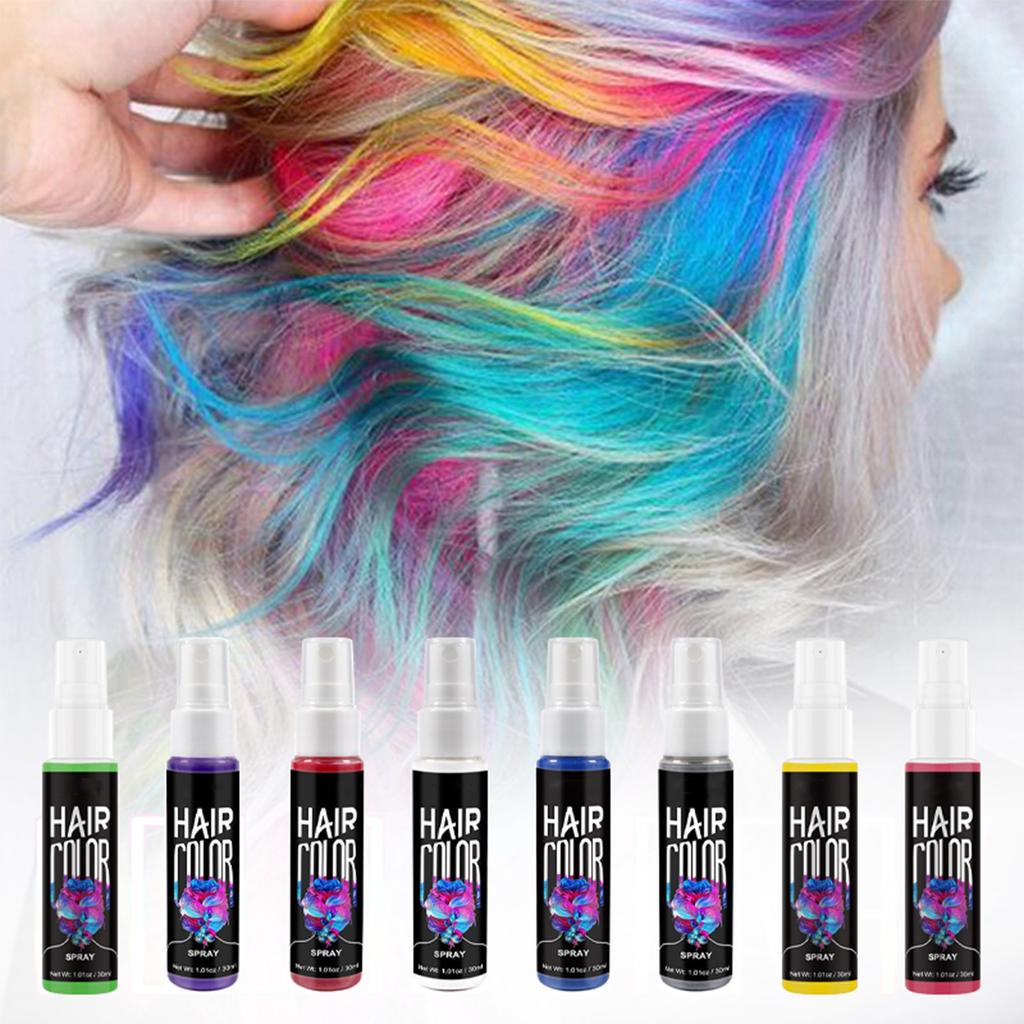 Spray de coloration temporaire pour cheveux 30 ml Timesave DIY Spray de coloration pour cheveux, Spray de coloration pour cheveux, Pour hommes et femmes