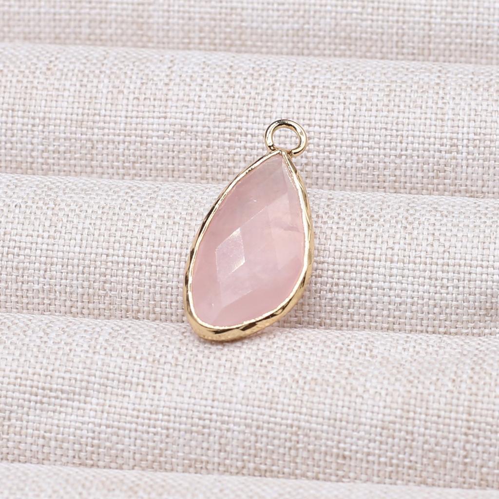 2Pcs, Aura Healing Crystal Pendant, Bohemian Style Natural Stone Agate Amethyst Gemstone Handcrafted Irregular Charms Jewelry Making DIY Crafts