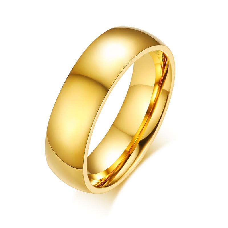 

Simple Couple Wedding Band Rings for Women Men Customized Record Name Date Lovers Anniversary Gift Jewelry 5