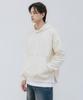 Side Slit Logo Raglan Hoodie Bk8906_Cream