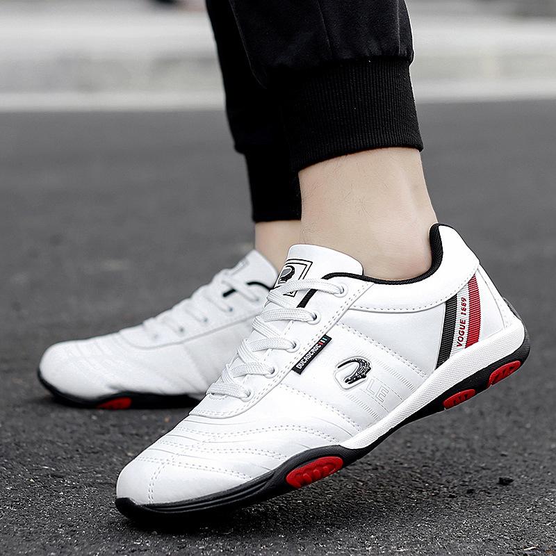 Summer new leather low-top non-slip sneakers walking shoes outdoor lightweight casual shoes