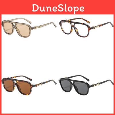 Fashion Oversized Pilot Sunglasses With Uv400 Protection For Outdoor Activities And Trendy Wear