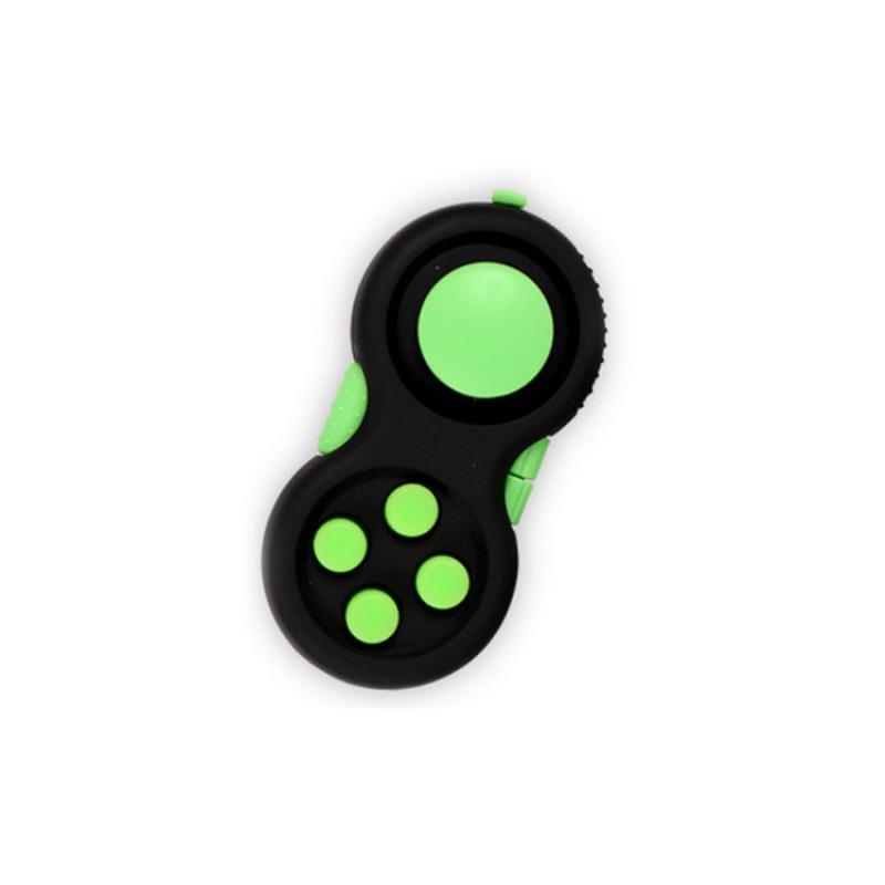Fidget Toy Game, Rubberized Classical Controller Fidget Concentration Toy with 8-Fidget Functions and Lanyard for Relieving Stress and Anxiety