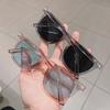 Women's Sunglasses Fashion Big Round Sun Glasses For Female Oversized Shades Vintage Jelly Color Pink Sunglass