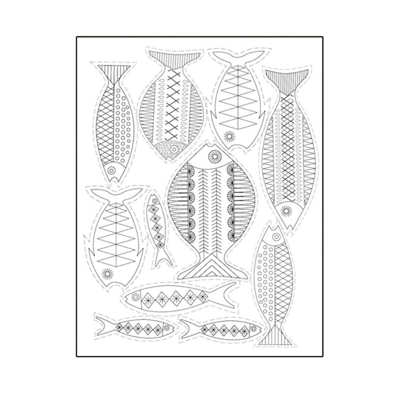 Stitching Embroidery Paper Adhesive Embroidery Transfer Paper Water Soluble Hand Sewing Stabilizer Embroidery Pattern