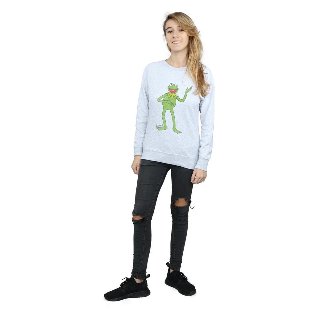 The Muppets Womens/Ladies Classic Kermit Heather Sweatshirt