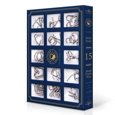 First Page Cast Metal Wire Solve Puzzle 15 Type Set Korea 3d Puzzle