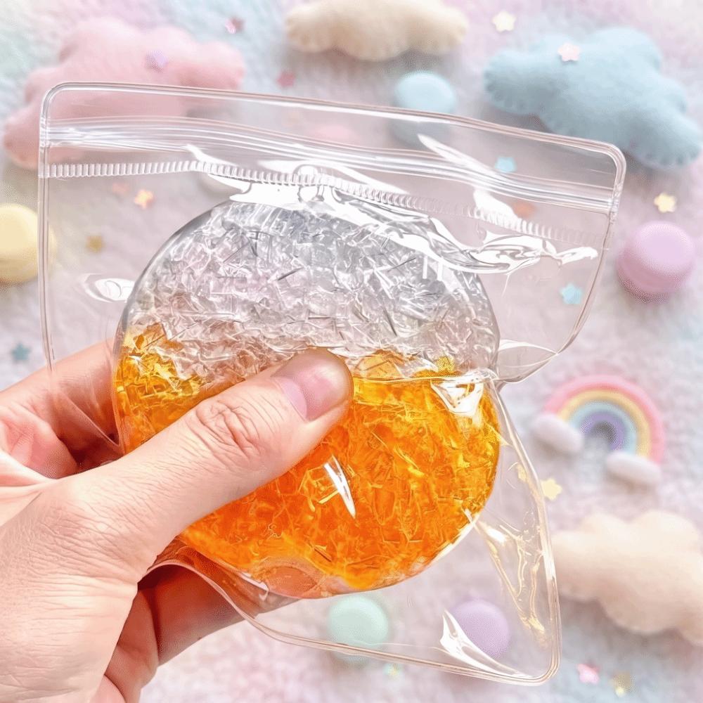 Shredded Ice Sugar Cracking Squishy Toy Crushed Ice Texture Squishy Fidget Toy Vent Toy