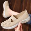 Damen Übergröße Atmungsaktive Sommer Stoffschuhe - Bequeme Leichte Freizeitschuhe für Mittleren Alters und Ältere.