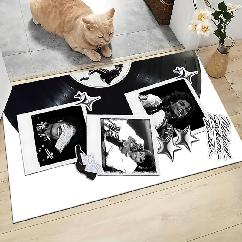 Michael Jackson'S Legacy Carpet Rug Soft Washable Anti Slip Home Living Room Sofa Mats Personalized Christmas Rug