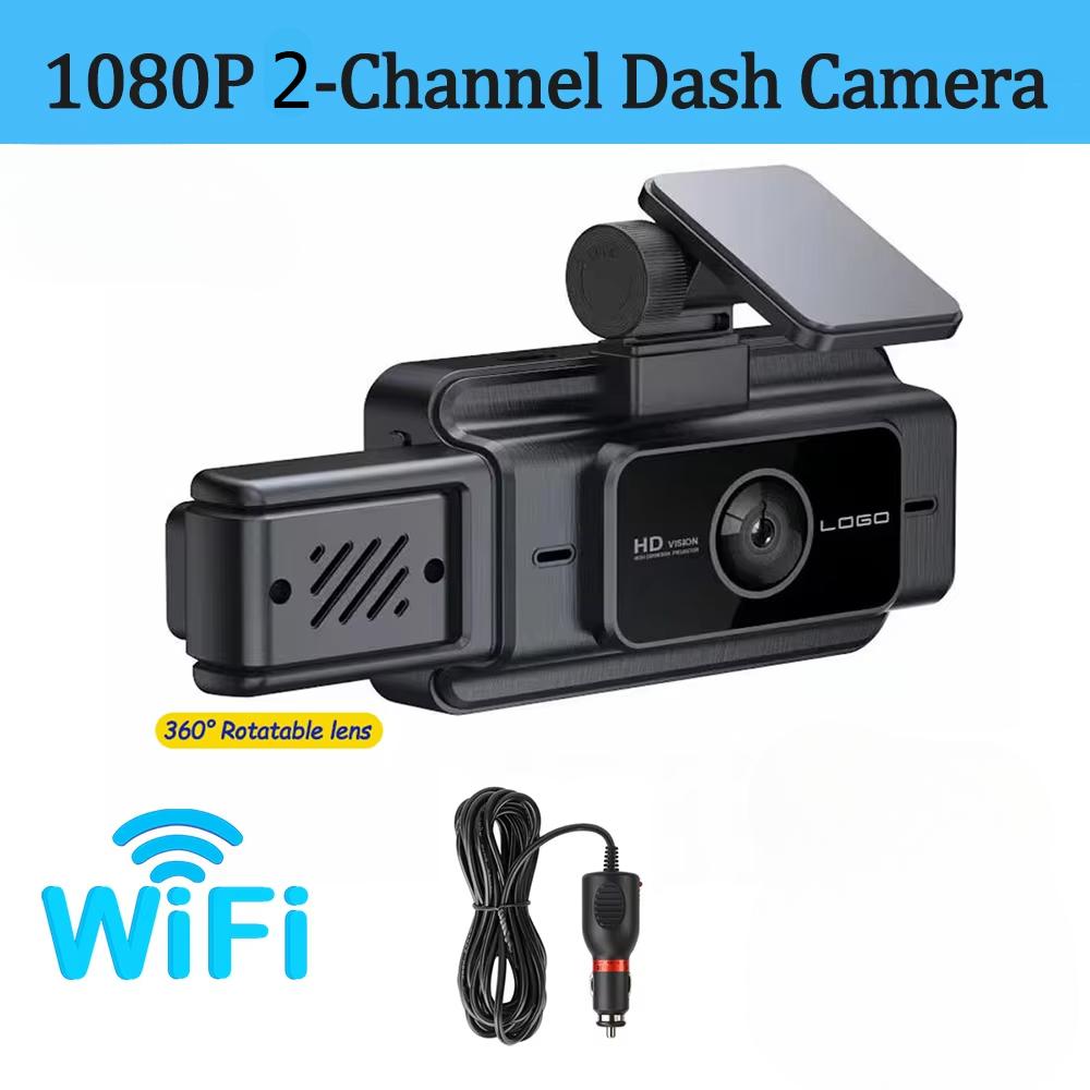 1080P WIFI 3 canale Dash Cam auto DVR cameră video cabină lentilă cameră video înregistrare video vehicul înregistrare Dashcam cutie neagră