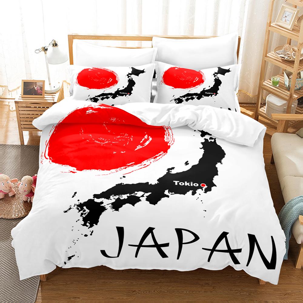 Watercolor Painting Duvet Cover Set Polyester Comforter Cover Lake Mountain Landscape Pattern for Kid King Queen Twin Full Size