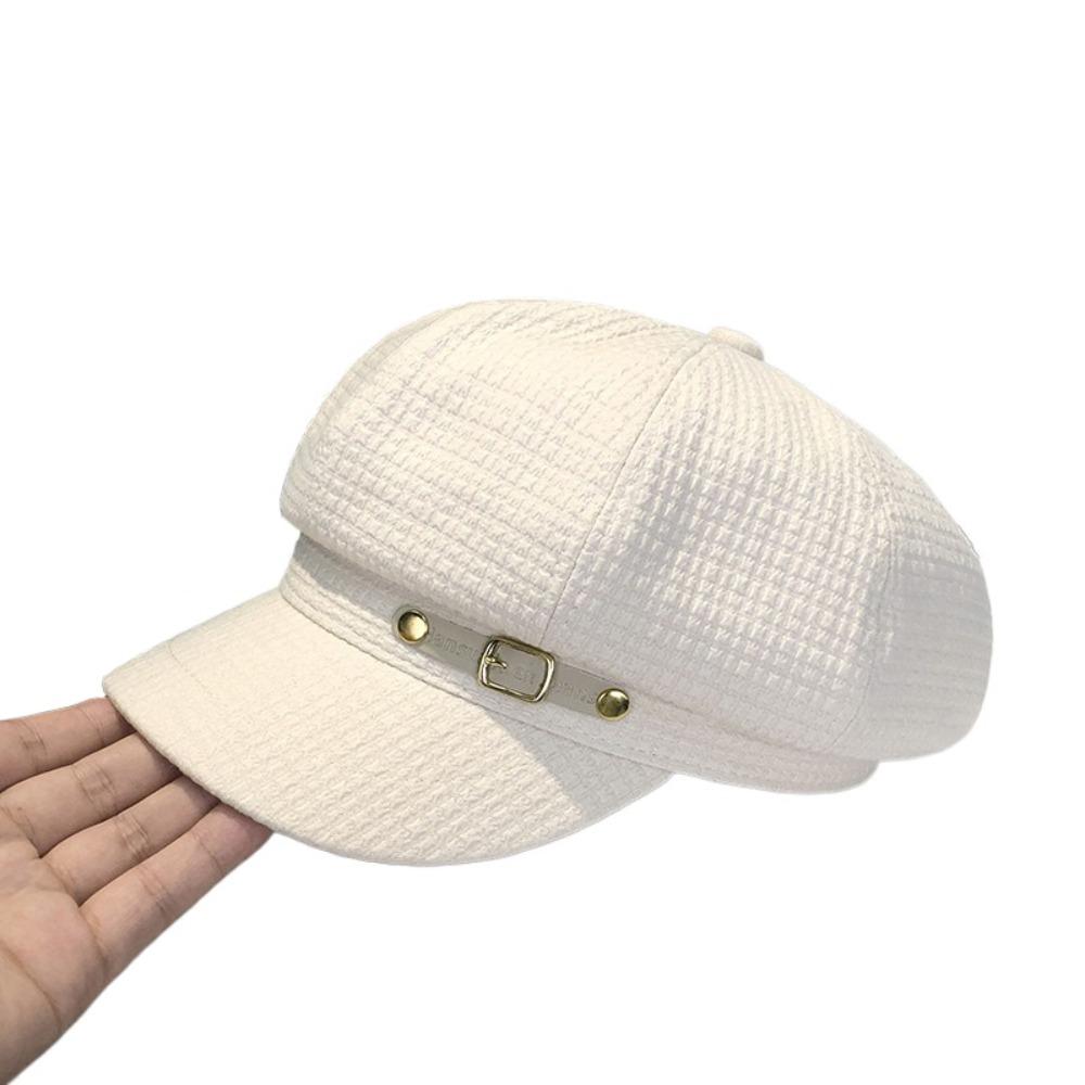 New Octagonal Newsboy Hat Retro Accessories Berets Caps Fashion Designer Buckets Hat Women