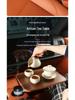 L6F: Versatile Solid Wood Table for Luxeed Cars, Perfect for Tea Brewing and Office Use