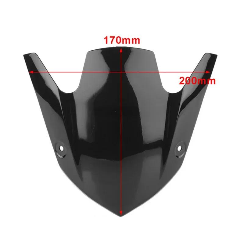 For Kawasaki Z1000 2014 -2017 Motorcycle Wind Deflector Screen Double Bubble Windshield Deflector Protector Windscreen 2015 2016