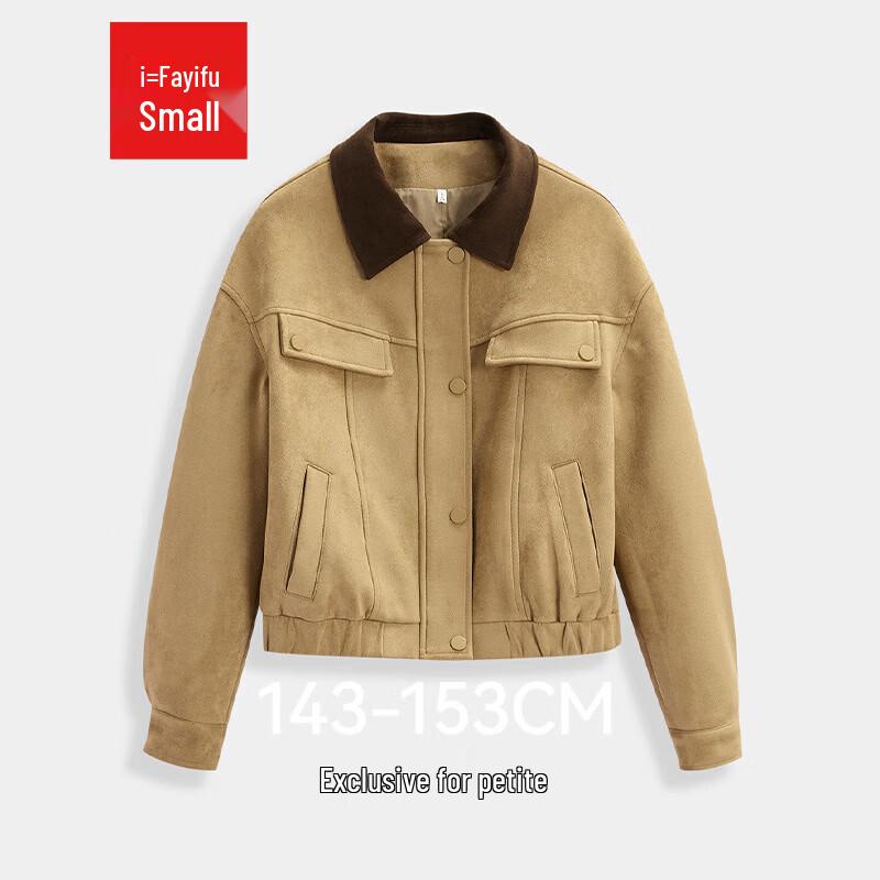 IEF Petite Retro Faux Suede Jacket L