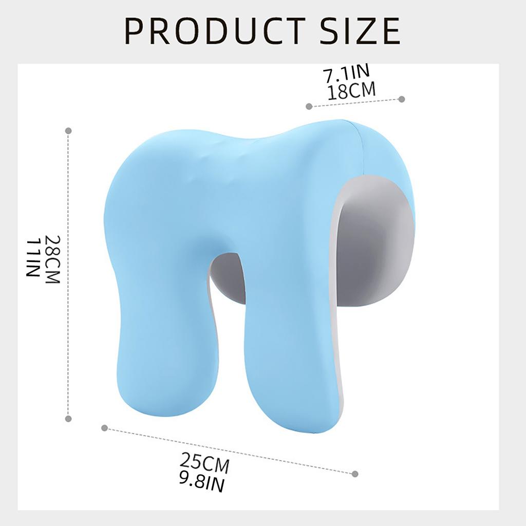 Comfortable Neck Support Cushion Memory Foam Pillow for Office Napping and Travel Relaxation