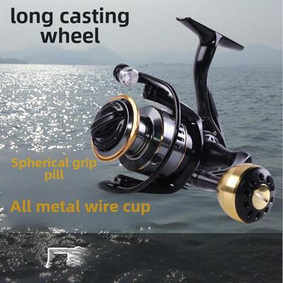 Mulinello da pesca in mare completamente in metallo - Design a lunga distanza e transfrontaliero