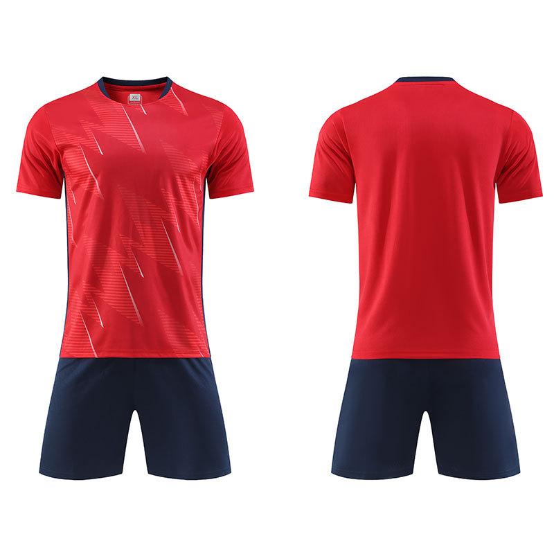 New Football Jersey Set Quick-drying Breathable Short-sleeved Adult Football Jersey Training Jersey Team Jersey Sportswear