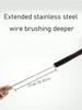1pc Washing Machine Cleaning Brush, Dryer Vent Cleaner, Washing Machine Drum/Bathtub Cleaner