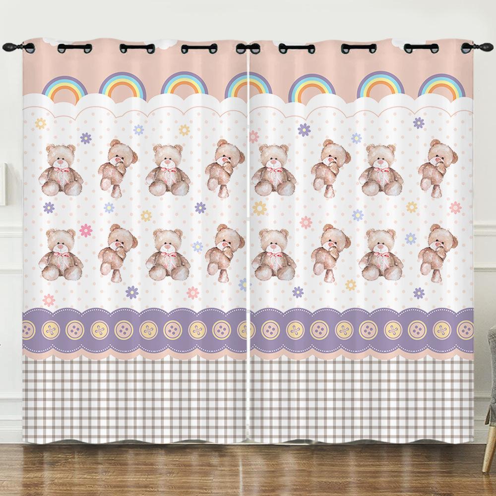 Imprimare Proaspătă 3D Imprimare Digitală Simplă Perdea Blackout Perforare