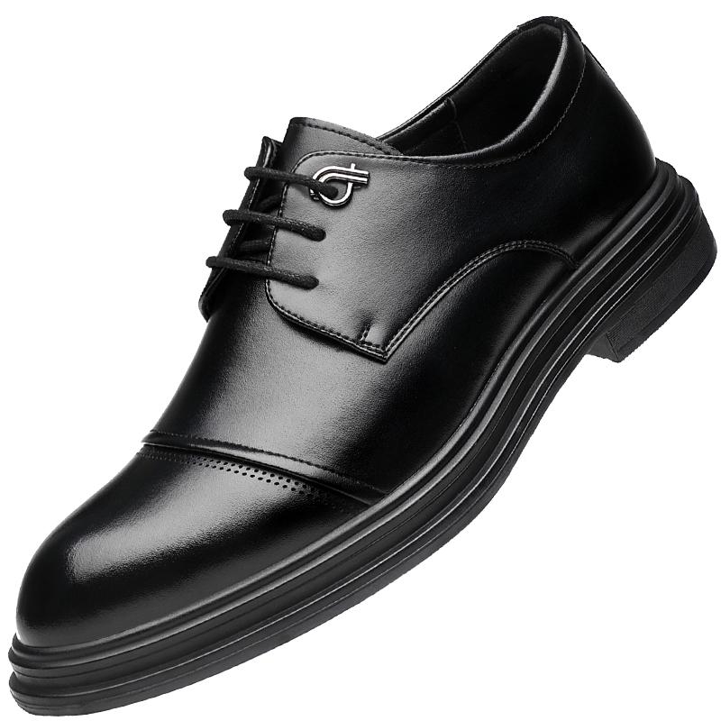 

Роскошная мужская кожаная обувь Классический стиль британского джентльмена Повседневная уличная обувь для взрослых Универсальная обувь для бизнеса Черный 45