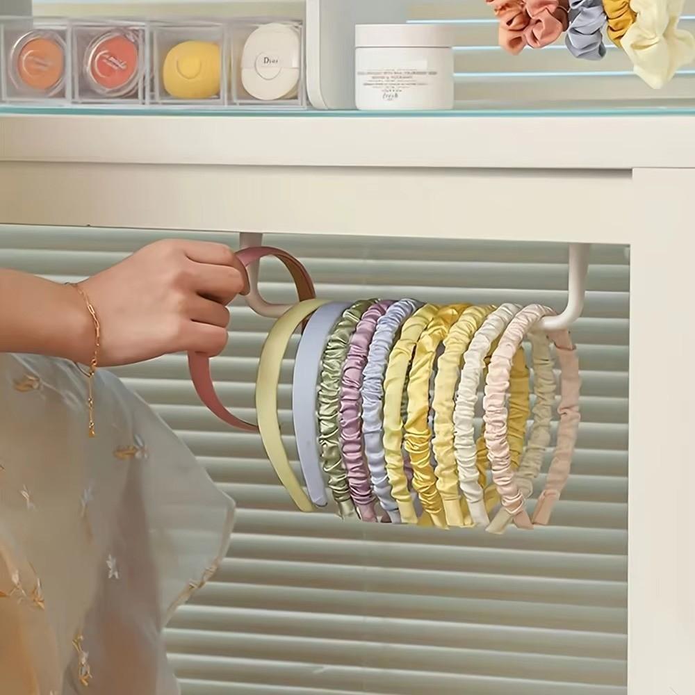 Wall-Mounted Hair Hoop Storage Rack Display Stand Scratch Resistant Headband Display Stand Organizer Jewelry Organizer