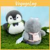 Brother Plush Penguin Sister Backpack Stuffed Animal Fun Bow Tie Toy Decoration