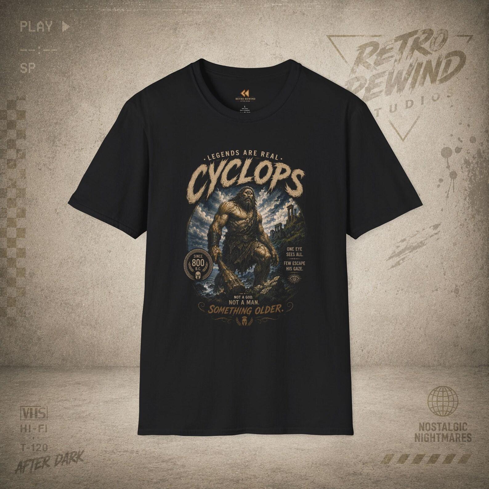 Cyclops Mythical Creature T-Shirt | Legends Are Real cyclops graphic tee M