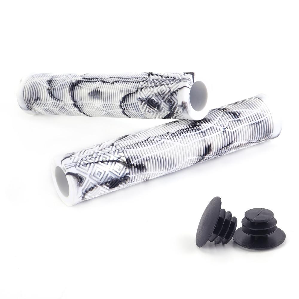 1 Pair Rubber Bike Rubber Handle Grips Longneck Bars Bike Bar Covers for Mountain Bicycle