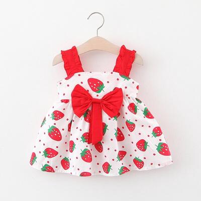 strawberry dress for baby girl
