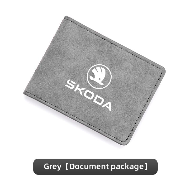 Car driving license card credit card holder For New Skoda Octavia Kodiaq Fabia Superb Karoq Yeti Rapid Mk3 Vrs A4 Car pendant xknz73