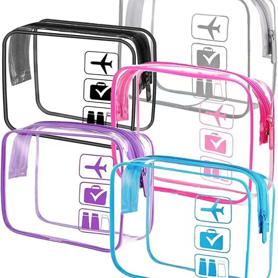 Borsa per Trucco Trasparente con Fantasia LOUGO 2023: Organizzatore da Viaggio in PVC ad Alta Capacità, Tendenza Popolare Online