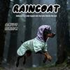 Pet Raincoat Small Medium Dogs With Reflective Stripes Waterproof Dog Rain Poncho