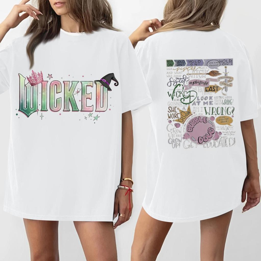 Women's Casual Fashion Round Neck Printed Short Sleeve T-Shirt Top